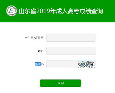 2019年山东成人高考成绩查询时间