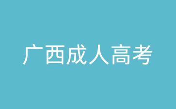 广西成人高考报名审核时间