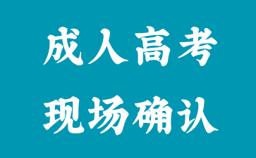 2024年上海成人高考哪些人需要现场审核?